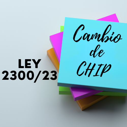 Nota indicando que debe haber un cambio de chip